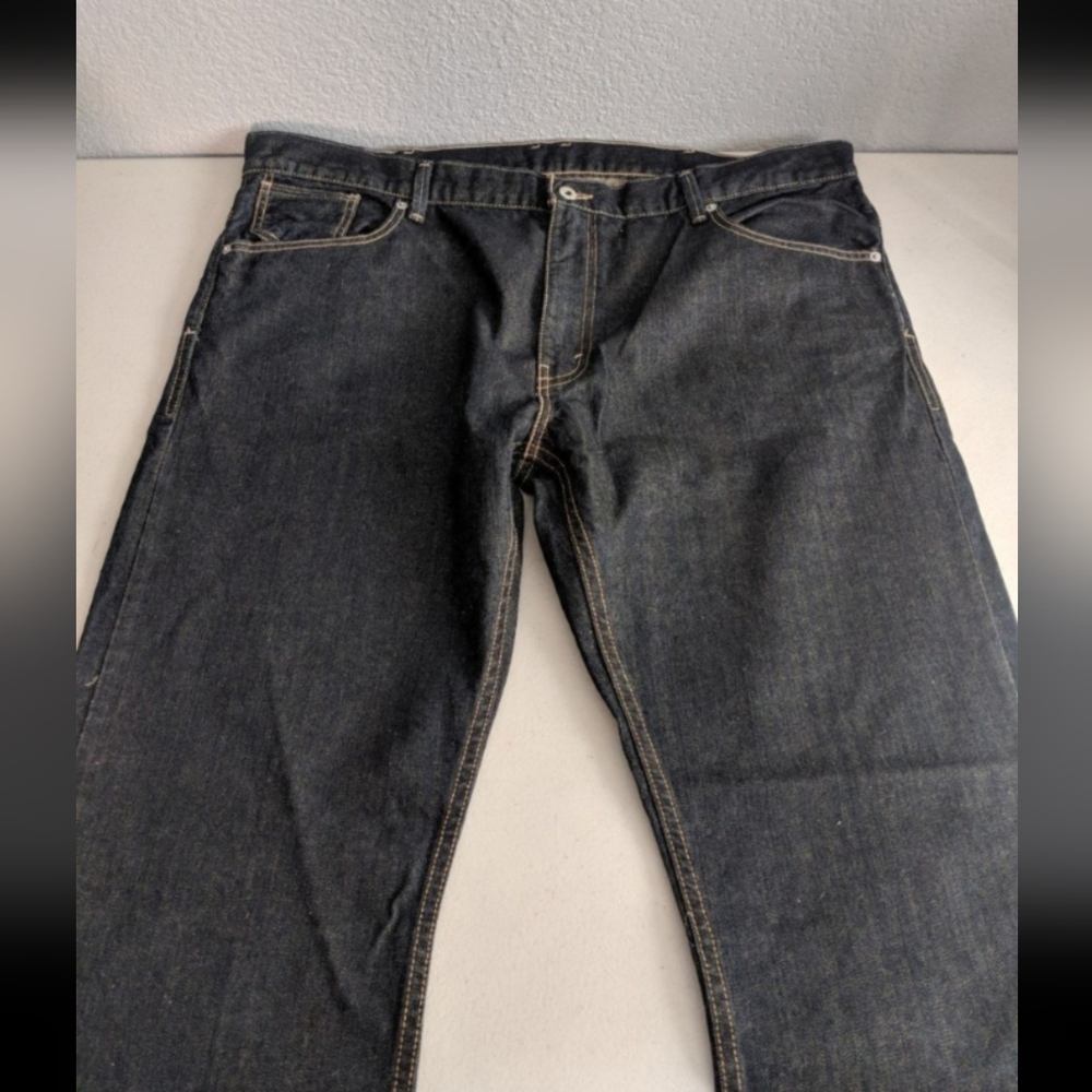 Mens Blue Denim Levis Jeans Pants Businesscasual Work Rugged Western Rodeo Gift